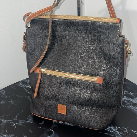 Dooney & Bourke Handbag Pebble Grain Leather Sac
Shoulder Bag Black AUTHENTIC - Picture 5 of 13